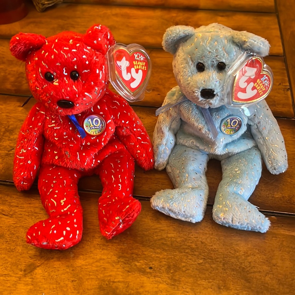 10 Year Anniversary Beanie Babies
